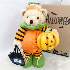 Retired Avon Halloween Decor Bear Light Up Vintage Cute